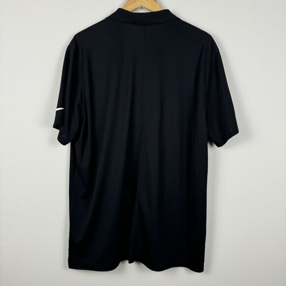 Nike Golf Dri-FIT Men’s Polo Shirt Black Size XL Breathable Performance Stretch - Picture 7 of 7